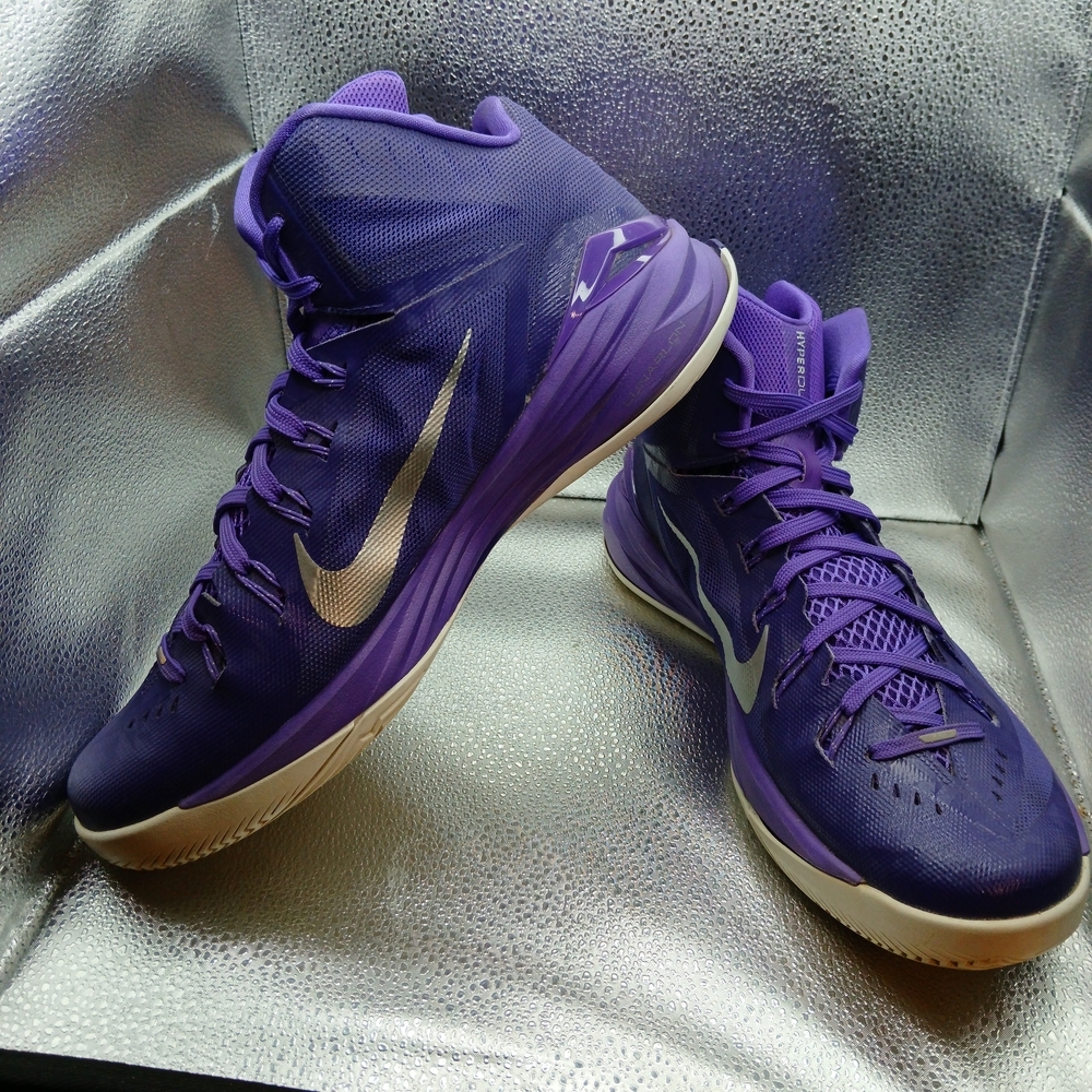 Nike Purple Athletic Hi-Top Sneakers Men's Size 12.5